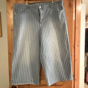 Gloria Vanderbilt Wide leg crop Jean only worn once.